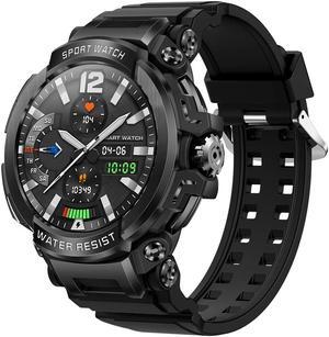 Military Smart Watch Men GPS Tracker 600mAh Battery Ultra Long Standby IP68 Waterproof Bluetooth Call Outdoor Sports Smartwatch