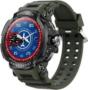 Military Smart Watch Men GPS Tracker 600mAh Battery Ultra Long Standby IP68 Waterproof Bluetooth Call Outdoor Sports Smartwatch
