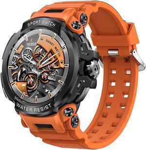 Military Smart Watch Men GPS Tracker 600mAh Battery Ultra Long Standby IP68 Waterproof Bluetooth Call Outdoor Sports Smartwatch