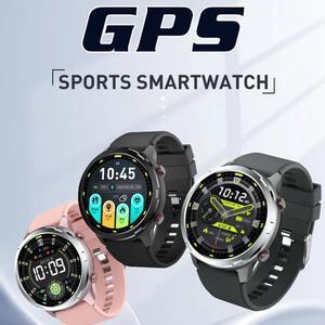 GPS Smart Watch Compass Military Rugged Smartwatch Outdoor Sports Heart Rate Blood Pressure Sleep Monitor Fitness Tracker