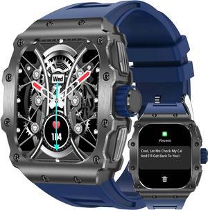 Business Smart Watch AMOLED Men Bluetooth Call Smartwatch Heart Rate Blood Pressure Sleep Tracker Sport IP68 Waterproof AK65
