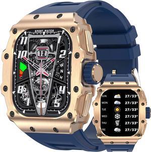 Business Smart Watch AMOLED Men Bluetooth Call Smartwatch Heart Rate Blood Pressure Sleep Tracker Sport IP68 Waterproof AK65