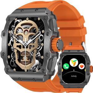 Business Smart Watch AMOLED Men Bluetooth Call Smartwatch Heart Rate Blood Pressure Sleep Tracker Sport IP68 Waterproof AK65