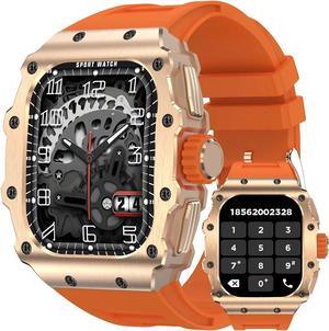 Business Smart Watch AMOLED Men Bluetooth Call Smartwatch Heart Rate Blood Pressure Sleep Tracker Sport IP68 Waterproof AK65