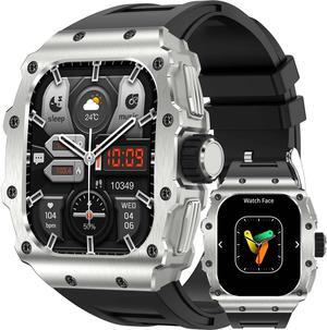 Business Smart Watch AMOLED Men Bluetooth Call Smartwatch Heart Rate Blood Pressure Sleep Tracker Sport IP68 Waterproof AK65