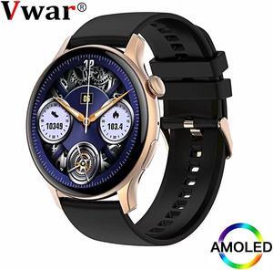HK85 Smart Watch Men AMOLED Screen NFC Waterproof Sport Fitness Tracker Bluetooth Call Smartwatch Women For Android IOS