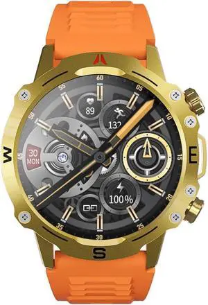 Zordai OD2 Smart Watch Men Long Standby HD Smartwatch ECG Blood Oxygen Monitoring NFC GPS Compass IP68 Waterproof Sport Watch