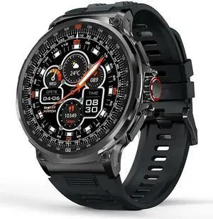 [ ] V69 1.85" Ultra HD Display Smartwatch Men 710 mAh Large Battery, 400+ Watch Faces Smart Watch For Android iOS Phone