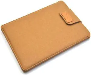Vertical Felt Laptop Bag Tablet Sleeve Bag, Size: 15 Inch 15 Inch (Khaki)