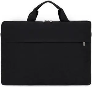 Portable Notebook Bag Multifunctional Waterproof and Wear-Resistant Single Shoulder Computer Bag, Size: 14 inch 14 inch (Black)