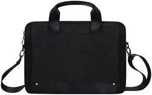 DJ08 Oxford Cloth Waterproof Wear-resistant Laptop Bag for 13.3 inch Laptops, with Concealed Handle & Luggage Tie Rod & Adjustable Shoulder Strap (Black)