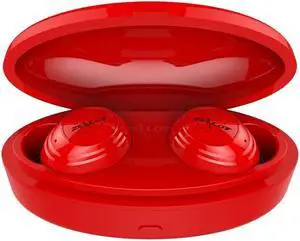 ZEALOT H19 TWS Bluetooth 5.0 Touch Wireless Bluetooth Earphone with Magnetic Charging Box, Support HD Call & Bluetooth Automatic Connection (Red)