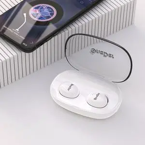 OneDer W12 Wireless Earphone with Waterproof IPX5 HD Stereo Sound TWS Bluetooth Earphone  (White)