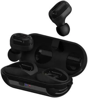 TWS-N9 Bluetooth 5.0 Mini Binaural True Wireless Stereo Sports Bluetooth Earphone with Charging Box (Black)