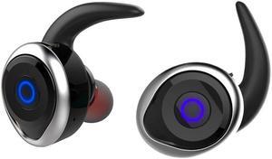 AWEI T1 Sports Headset IPX4 Waterproof Wireless Bluetooth V4.2 Stereo Earphone, Support TWS (Silver)