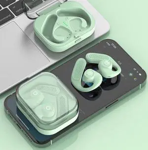K23  TWS Hanging Ear Earphones Air Conduction Bluetooth Headset (Green)