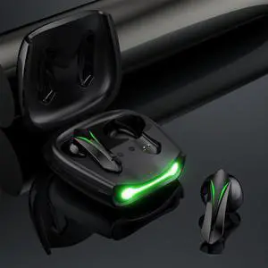 TWS Bluetooth 5.2 In-Ear Gaming Earphone With Breathing Light (Black)