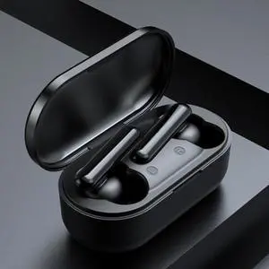T10 Mini Touch Control Hifi TWS Wireless Bluetooth Earphones With Mic & Charger Box  (Black)