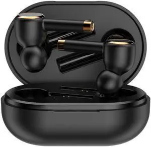 L2 TWS Stereo Bluetooth 5.0 Wireless Earphone with Charging Box, Support Automatic Pairing (Black)