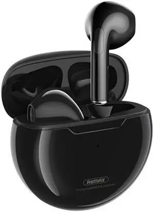 REMAX TWS-50i True Wireless Stereo Bluetooth Earphone Black (Black)