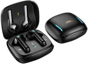REMAX TWS-40 True Wireless Music Gaming Bluetooth Earphone (Black)