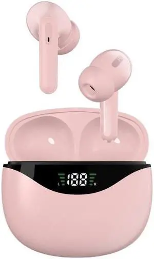 HAMTOD CS121 Stereo TWS Wireless Bluetooth Earphone (Pink)