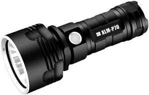 Strong Light Outdoor Waterproof Camping Aluminum LED Flashlight, Style: P70 (Without Battery) P70 (Without Battery)