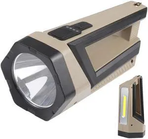 ST02A P70 Lamp Beads + COB LED Spotlight Multifunctional Portable Rechargeable Flashlight