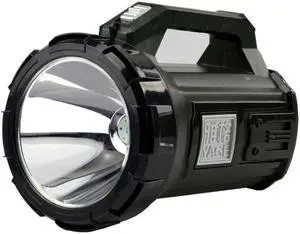 YAGE 5701 10W LED Strong Light Long-Range Searchlight Outdoor Lighting Rechargeable Flashlight, CN Plug (Ink Green)