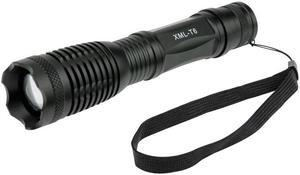 LT-QT CREE XM-L T6 White Light LED Flashlight, 5-Mode 1800 LM Adjustable Focus Flashlight
