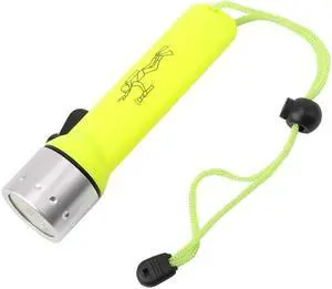 Waterproof Underwater Diving LED Flashlight Adjustable Torch Diving Work Fishing Hunting Lamp