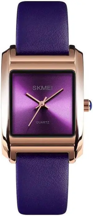 SKMEI 1432 Ladies Fashion Watch Matte Waterproof Quartz Watch (Purple)