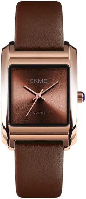 SKMEI 1432 Ladies Fashion Watch Matte Waterproof Quartz Watch (Brown)
