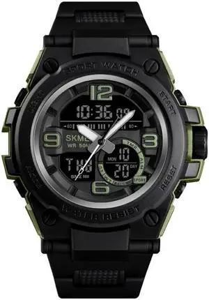 SKMEI 1452 Outdoor Sports Electronic Watch Multifunctional Waterproof Watch (ArmyGreen)