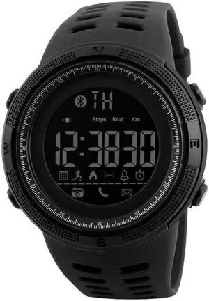 SKMEI 1250 Men Outdoor Waterproof Sports Digital Watch Multi-Function Watch (Black)