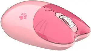 M3 3 Keys Cute Silent Laptop Wireless Mouse, Spec: Bluetooth Wireless Version (Pink) Bluetooth Wireless Version (Pink)