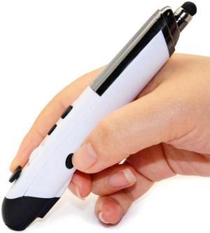 PR-08 2.4G Innovative Pen-style Handheld Wireless Smart Mouse, Support Windows 8 / 7 / Vista / XP / 2000 / Android / Linux / Mac OS. , Effective Distance: 10m(White)