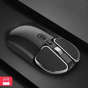 M203 2.4Ghz 5 Buttons 1600DPI Wireless Optical Mouse Computer Notebook Office Home Silent Mouse (Black)