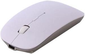MC-008 Bluetooth 3.0 Battery Charging Wireless Mouse for Laptops and Android System Mobile Phone (White)