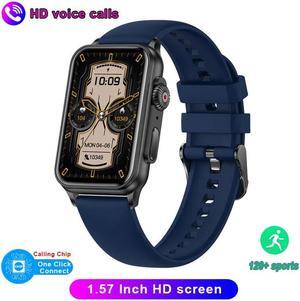 Smartwatch Men Women 1.57Inch HD Screen Health Monitoring Fitness Tracker Voice Assistant Bluetooth Call Sports Smart Watch