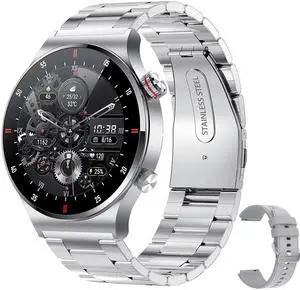GPS ECG+PPG Bluetooth Call Smart Watch Men 2024 Sports Bracelet NFC Waterproof Custom Watch Face Men SmartWatch For IOS Android