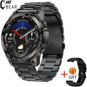 1.43" 466*466 AMOLED screen Men Smart Watch IP68 Waterproof Screen Always Show 400MAh Battery   Bluetooth Call Smartwatch