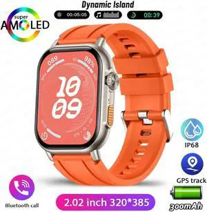 NFC Bluetooth Call Smart Watch Men 320*385 HD Screen Fitness Tracker IP68Waterproof Fashion Women SmartWatch For Android IOS