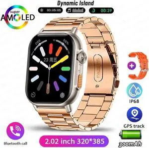 NFC Bluetooth Call Smart Watch Men 320*385 HD Screen Fitness Tracker IP68Waterproof Fashion Women SmartWatch For Android IOS