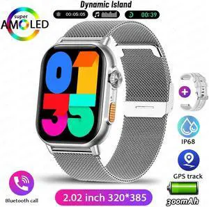 NFC Bluetooth Call Smart Watch Men 320*385 HD Screen Fitness Tracker IP68Waterproof Fashion Women SmartWatch For Android IOS