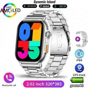 NFC Bluetooth Call Smart Watch Men 320*385 HD Screen Fitness Tracker IP68Waterproof Fashion Women SmartWatch For Android IOS
