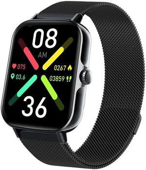 F107 Smart Watch 1.91 Hd Large Screen Bluetooth Call Voice Assistant Blood Glucose Measurement Body Temperature Bracelet Movement