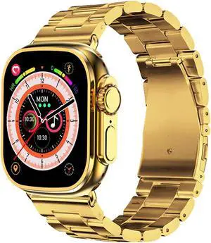 C9ultra Max Smart Watch Bluetooth Call Heart Rate Blood Pressure Monitoring Sports Tuhao Gold
