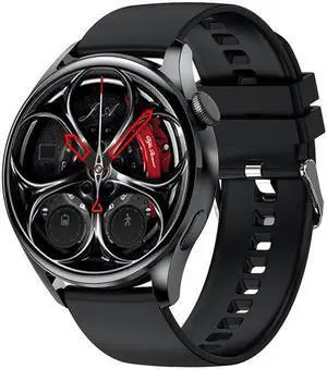 Gt5 Bluetooth Call Smart Watch 1.28 &Quot;Round Screen Nfc Access Control Wireless Charging Double Button Super Long Standby