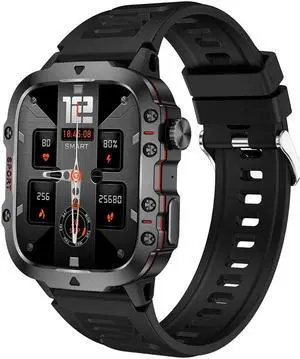 Watch 1.96 Inch Bluetooth Voice Assistant Outdoor Three-Proof Female Health Sports Qx11